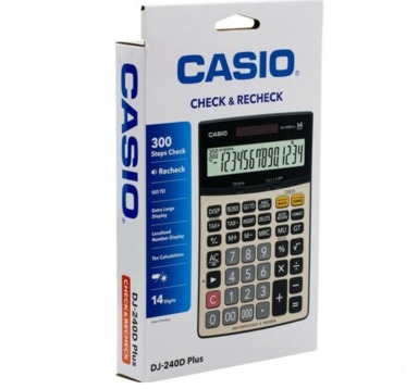 Casio 240d Plus Check and Recheck Calculator