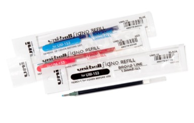 Uniball Um 153s/Umr 10 Black Refill