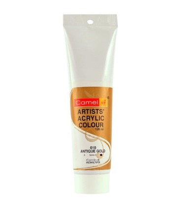 Camel 010 Antique Gold Art Acrylic Colour 120ml