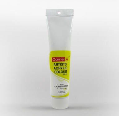 Camel 038 Cadmium Lemon Art Acrylic Colour 120ml