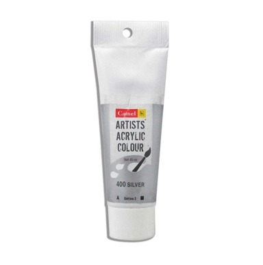 Camel 400 Silver Art Acrylic Colour 120ml