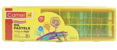 Camel 4329525 Oil Pastel 25 Shades