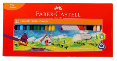 Faber-castell 25 Erasable Crayons