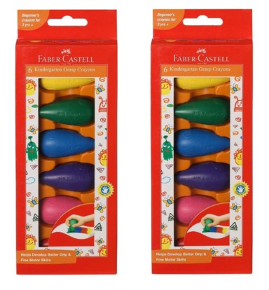 Faber Castell 6 Kindergarten Grasp Crayons