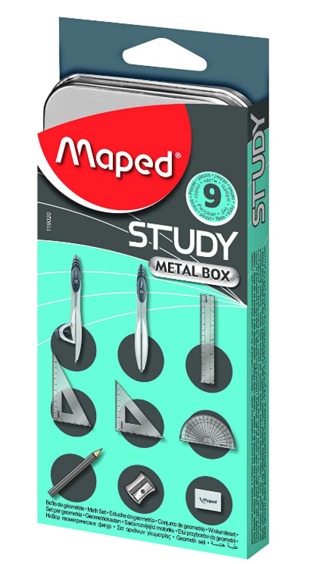 Maped 119020  Mathematical Instrument Box