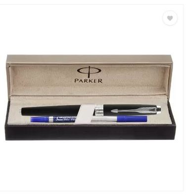 Parker Aster Matte Black Ct Roller Ball Pen - Blue Ink