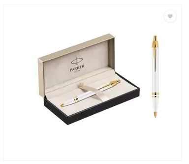 Parker Odyssey White Gt Ball Pen - Blue Ink