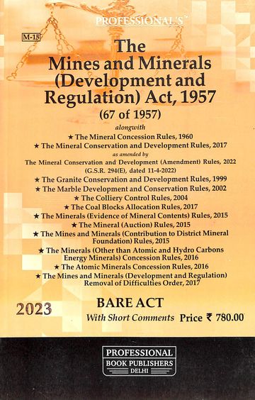 Buy Mines & Minerals Development & Regulation Act 1957 67 Of 1957 Bare ...