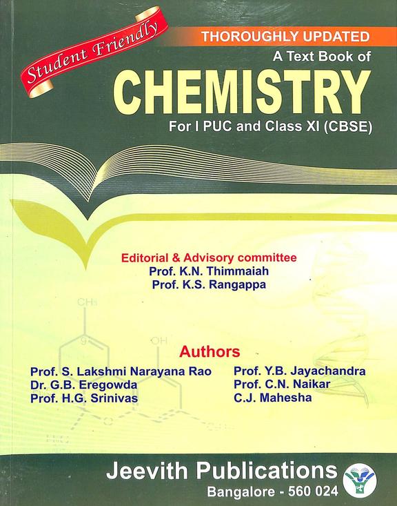 Buy Text Book Of Chemistry For 1st Puc & Class 11 Cbse book S Lakshmi Narayana Rao,Gb