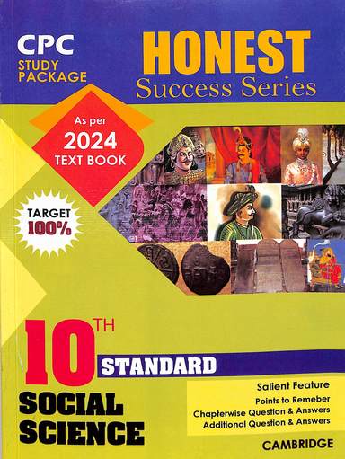 Social Science Class 10 Honest Success Series Target 100%