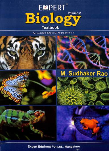 Buy Biology 2 Puc Std 12 Volume 2 : Cbse book : M Sudhaker Rao