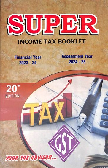 Buy Super Income Tax Booklet Financial Year 2023-24 Assessment Year ...