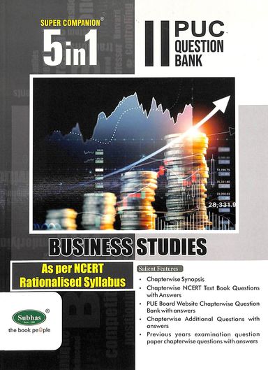 Business Studies Question Bank 2 Puc :Super Companion  5 In 1
