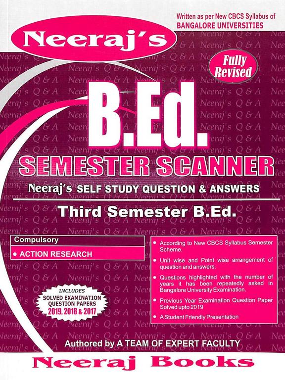 Buy Bed Semester Series 3 Sem Action Research book : Na , 123410556X ...