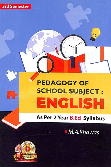 Buy Pedagogy Of School Subject English For 2 Year 3 Sem Bed : Kud book ...
