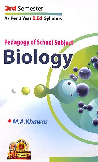 Pedagogy Of School Subject Biology For 3ed Sem 2 Year Bed