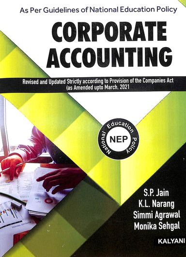 Buy Corporate Accounting For B Com 3rd Sem : Nep book : Sp Jain,Kl ...