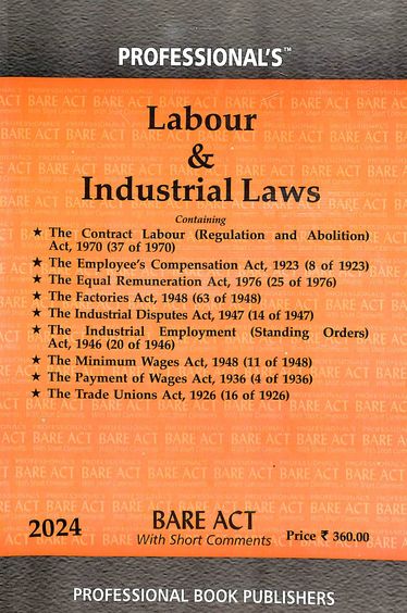Labour & Industrial Laws Bare Act Bare Act