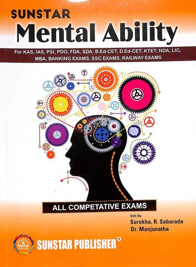 Sunstar Mental Ability For Kas Ias Psi Pdo Fda Sda Bed Cet Ded Cet Ktet Nda Lic Mba Banking Exams