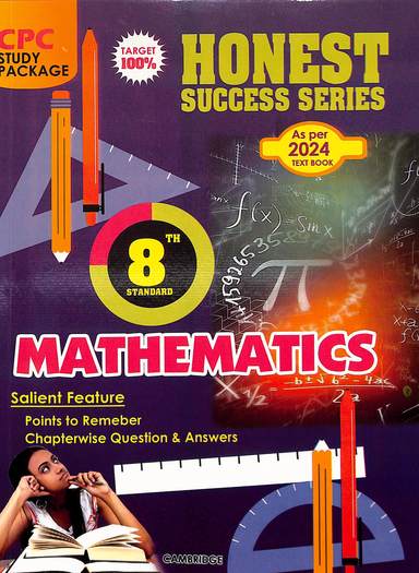 Mathematics Ganita Prakash  Class 8  Standard Honest Success Series Cpc Study Package Target 100%