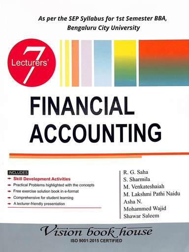7 Lecturers Financial Accounting For 1 Sem Bba  Sep : Bcu