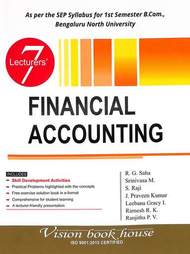 Financial Accounting Sep Syllabus For 1st Sem Bcom : Bnu