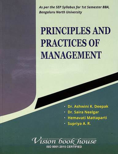 Principles &  Practices Of Management For 1 Sem Bba Sep : Bnu