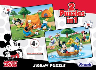 Frank Mickey Mouse 2In1 Jigsaw Puzzles 14601