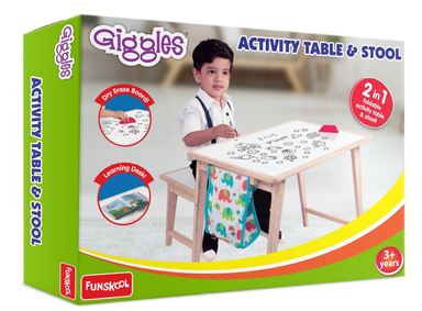 Funskool Activity Table and Stool 99243