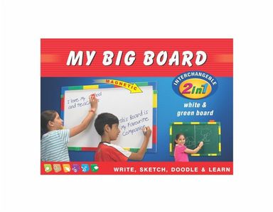 Zephyr My Big Board 2 In 1 White and Green Board  Small