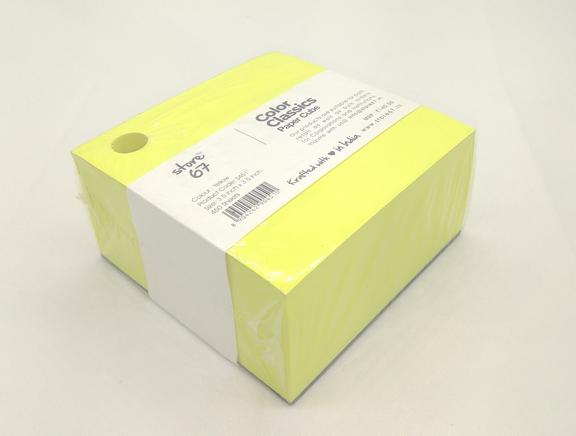 Yellow Color Classics Paper Cube
