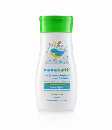 Mamaearth Deeply Nourishing Body Wash For Babies, 200ml