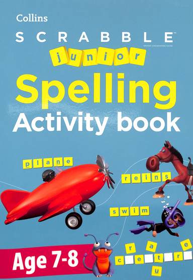 Scrabble Junior Spelling Activity Book Age 7 To 8