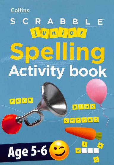 Scrabble Junior Spelling Activity Book  Age 5 To 6