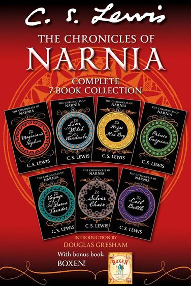 Chronicles of Narnia 7-in-1 Bundle with Bonus Book, Boxen: Journey to Narnia in the classic childrens stories by C.S. Lewis, beloved by kids and parents 