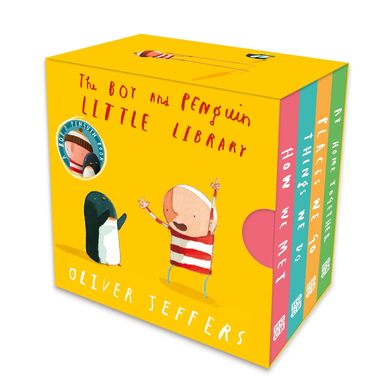 Boy & Penguin Little Library Set Of 4 Books