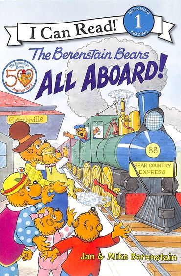Berebstain Bears All Aboard ; I Can Read -1