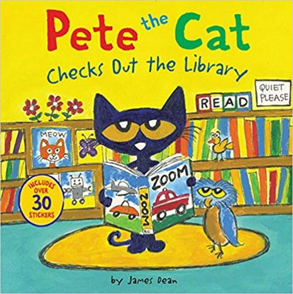 Pete The Cat Checks Out The Library