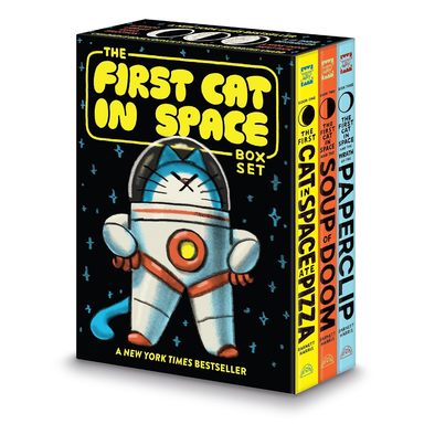 First Cat in Space 3-Book Box Set: A Graphic Novel Collection