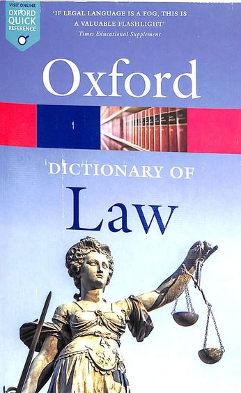 Oxford Dictionary Of Law
