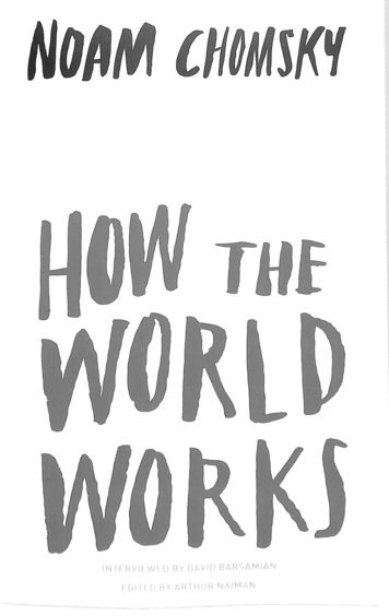 How The World Works