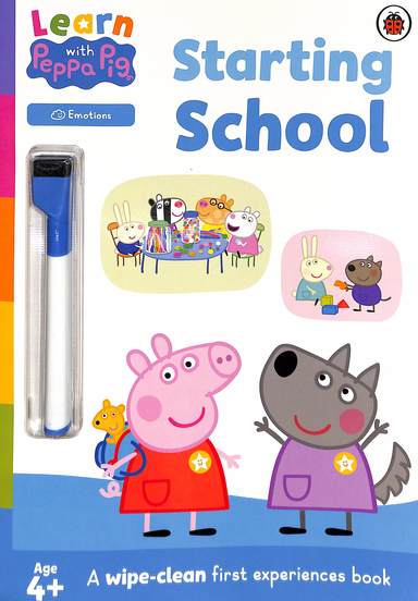 Learn With Peppa: Starting School Wipe Clean Activity Book