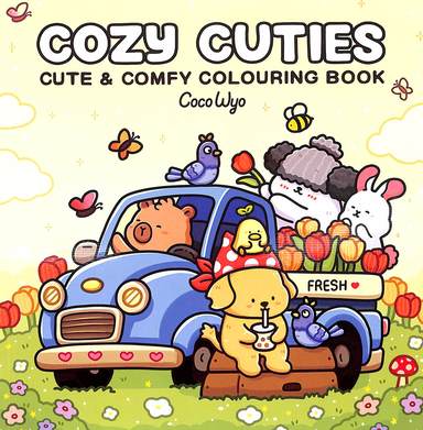 Cozy Cuties : Cute & Comfy Colouring Book