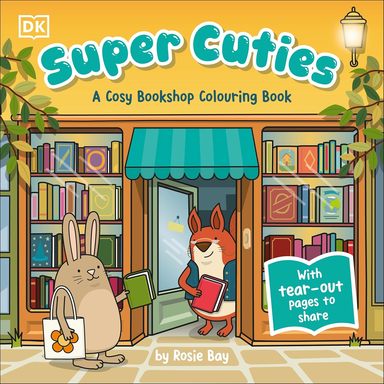 Super Cuties A Cosy Bookshop Colouring Book