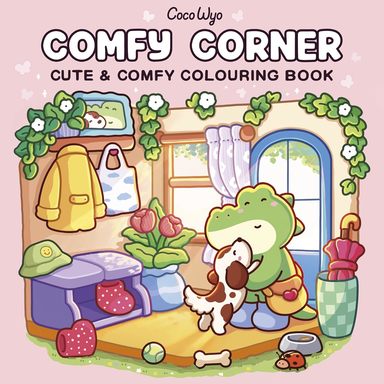 Comfy Corner Cute & Comfy Colouring Book : Coco Wyo