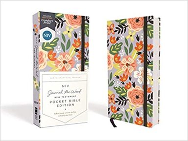 Santa Biblia/ Holy Bible: New International Version, Journal the Word New Testament, Floral, Red Letter, Comfort Print 