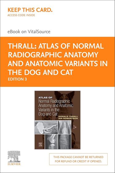 Atlas of Normal Radiographic Anatomy and Anatomic Variants in the Dog and Cat-E-Book