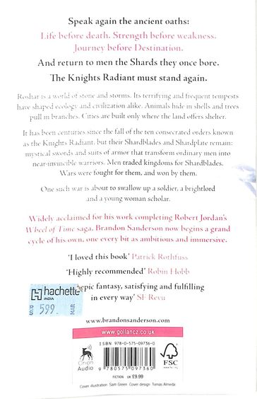 The Stormlight Archive: The Way of Kings : Book One of the