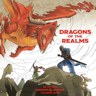 Dragons Of The Realms : An Official Dungeons & Dragons Coloring Book