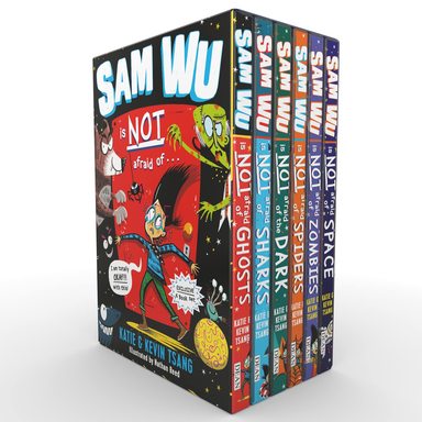 Sam Wu is NOT afraid of Series 6 Books Collection Boxset : Ghosts, Shark, Dark, Spiders, Zombies and Space